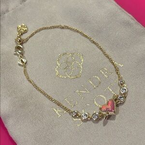 NWOT Kendra Scott Ari Bracelet Kendra Scott Ari Heart Arrow Bracelet